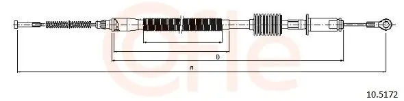 Cięgło, hamulec postojowy COFLE 10.5172 Dodaj do koszyka