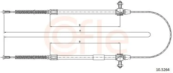 Kup online Cięgło, hamulec postojowy COFLE 10.5264