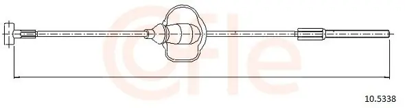 Cięgło, hamulec postojowy COFLE 10.5338 Wybór klientów