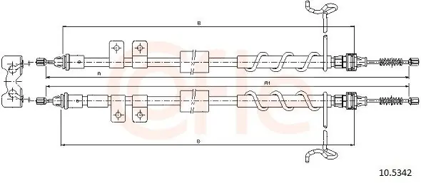 Nowość Cięgło, hamulec postojowy COFLE 10.5342