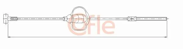 Cięgło, hamulec postojowy COFLE 10.5346 Ograniczona ilość