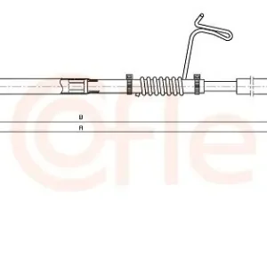 Oferta limitowana Cięgło, hamulec postojowy COFLE 10.5348