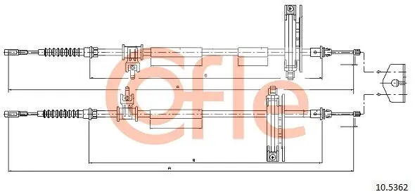 Cięgło, hamulec postojowy COFLE 10.5362 Okazja