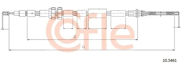 Nowość Cięgło, hamulec postojowy COFLE 10.5461