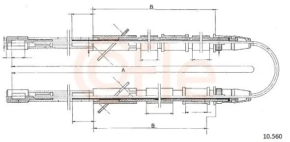 Zamów teraz Cięgło, hamulec postojowy COFLE 10.560