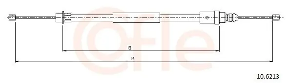 Cięgło, hamulec postojowy COFLE 10.6213 Ostatnia szansa
