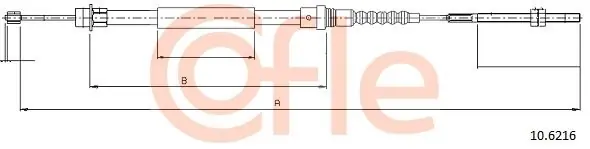 Tylko do końca tygodnia Cięgło, hamulec postojowy COFLE 10.6216