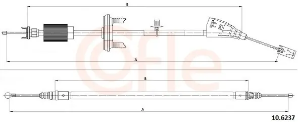 Szybka wysyłka Cięgło, hamulec postojowy COFLE 10.6237