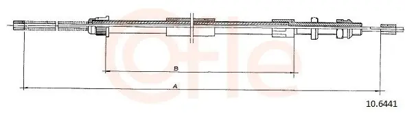 Kup teraz Cięgło, hamulec postojowy COFLE 10.6441