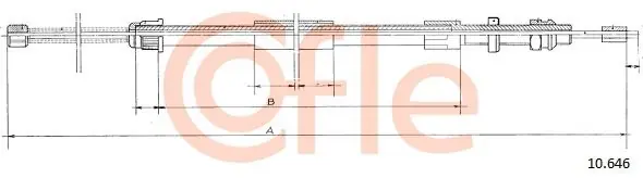 Popularny Cięgło, hamulec postojowy COFLE 10.646