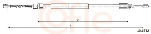 Cięgło, hamulec postojowy COFLE 10.6542 Tylko do końca tygodnia