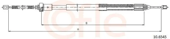Cięgło, hamulec postojowy COFLE 10.6545 Ekspresowa dostawa