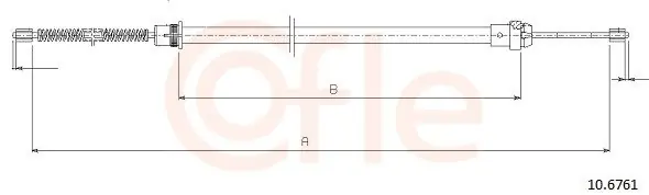 Zniżka Cięgło, hamulec postojowy COFLE 10.6761