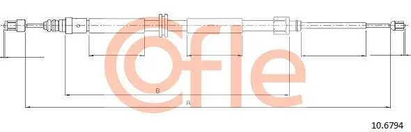 Nie przegap Cięgło, hamulec postojowy COFLE 10.6794