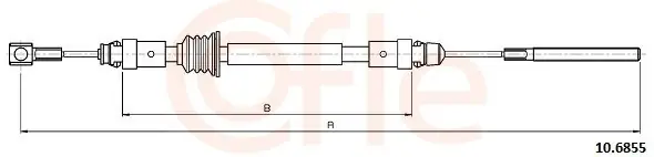 Okazja Cięgło, hamulec postojowy COFLE 10.6855