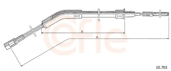 Premium Cięgło, hamulec postojowy COFLE 10.703