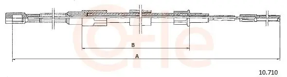 Nowość Cięgło, hamulec postojowy COFLE 10.710