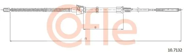 Cięgło, hamulec postojowy COFLE 10.7132 Wyjątkowa oferta