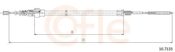 Cięgło, hamulec postojowy COFLE 10.7135 Oferta