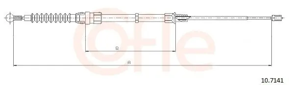 Oferta limitowana Cięgło, hamulec postojowy COFLE 10.7141