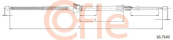 Szybka dostawa Cięgło, hamulec postojowy COFLE 10.7143