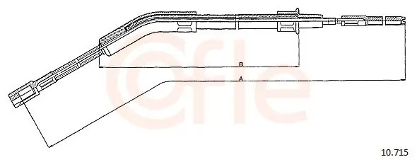 Bezpieczne zakupy Cięgło, hamulec postojowy COFLE 10.715