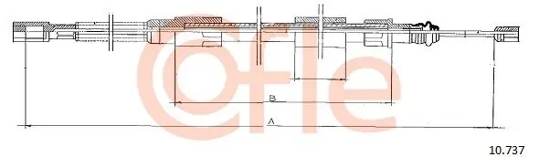 Ostatnie sztuki Cięgło, hamulec postojowy COFLE 10.737