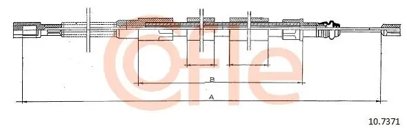 Zniżka Cięgło, hamulec postojowy COFLE 10.7371