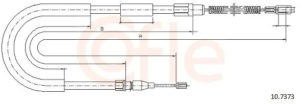 Cięgło, hamulec postojowy COFLE 10.7373 Promocja