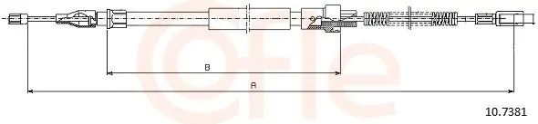 Cięgło, hamulec postojowy COFLE 10.7381 Cena promocyjna