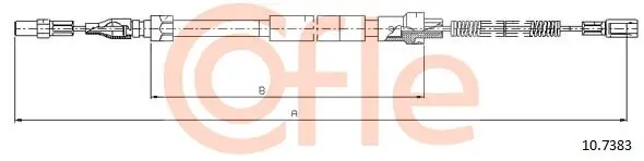 Wybór klientów Cięgło, hamulec postojowy COFLE 10.7383