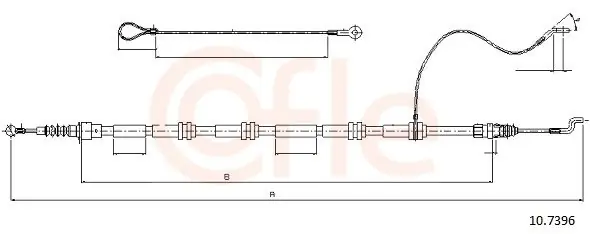 Tani Cięgło, hamulec postojowy COFLE 10.7396
