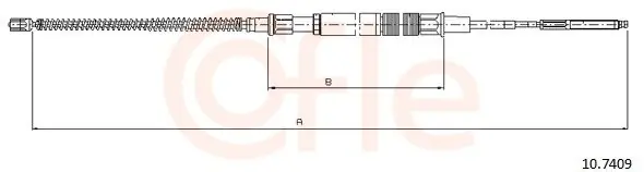 Zniżka Cięgło, hamulec postojowy COFLE 10.7409