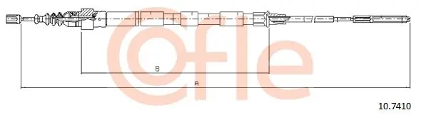 Obniżka ceny Cięgło, hamulec postojowy COFLE 10.7410