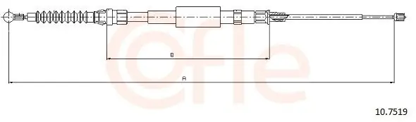 Cena promocyjna Cięgło, hamulec postojowy COFLE 10.7519