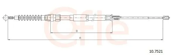 Nowy Cięgło, hamulec postojowy COFLE 10.7521