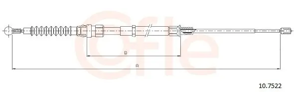 Niska cena Cięgło, hamulec postojowy COFLE 10.7522
