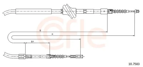 Zniżka Cięgło, hamulec postojowy COFLE 10.7583