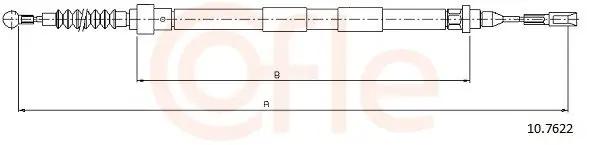 Zamów teraz Cięgło, hamulec postojowy COFLE 10.7622