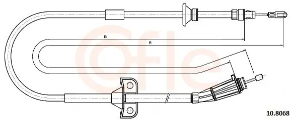 Cięgło, hamulec postojowy COFLE 10.8068 Oferta