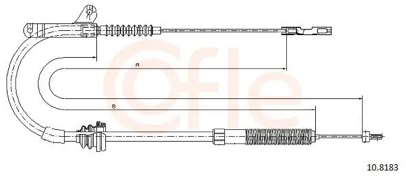 Wyprzedaż Cięgło, hamulec postojowy COFLE 10.8183