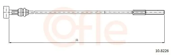 Cięgło, hamulec postojowy COFLE 10.8226 Kup teraz