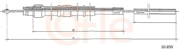 Cięgło, hamulec postojowy COFLE 10.850 Oferta