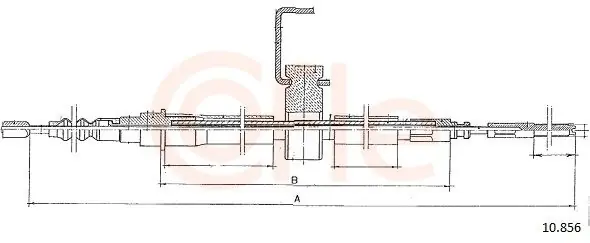 Kup online Cięgło, hamulec postojowy COFLE 10.856