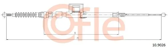 Cięgło, hamulec postojowy COFLE 10.9026 Hit sprzedaży