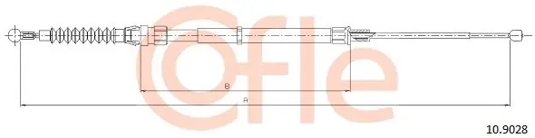 Cięgło, hamulec postojowy COFLE 10.9028 Tylko dziś