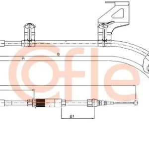 Tylko do końca tygodnia Cięgło, hamulec postojowy COFLE 10.9041