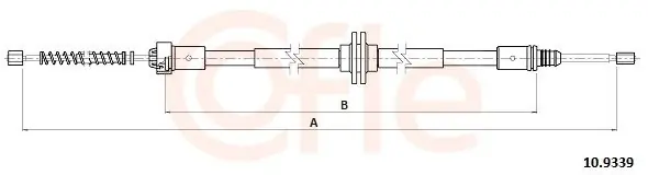 Nowość Cięgło, hamulec postojowy COFLE 10.9339