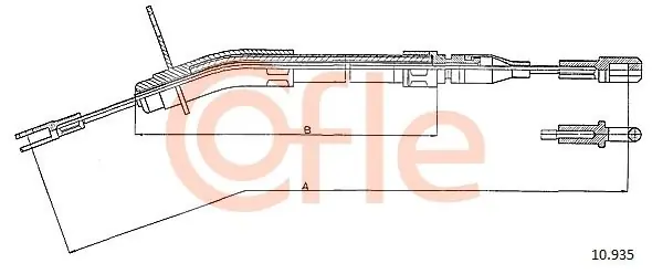 Sprawdź teraz Cięgło, hamulec postojowy COFLE 10.935