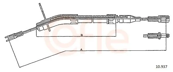 Wyprzedaż Cięgło, hamulec postojowy COFLE 10.937